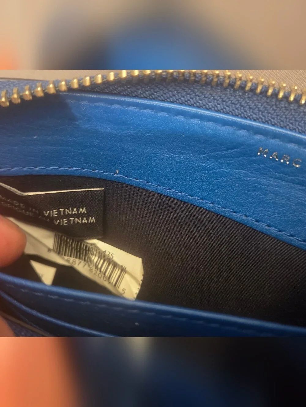 Marc by Marc Jacobs Q Slim Ziparound Wallet, Salton Sea Blue